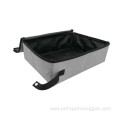 stocked collapsible waterproof travel cat litter box